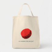Tote Bag macaron aux fraises (Devant)