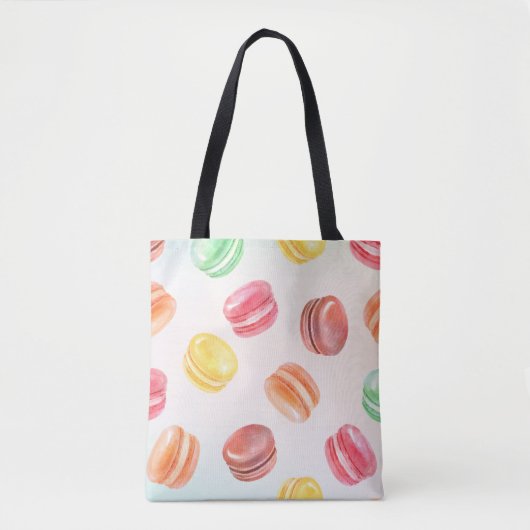 Tote Bag Macarons colorés (Devant)