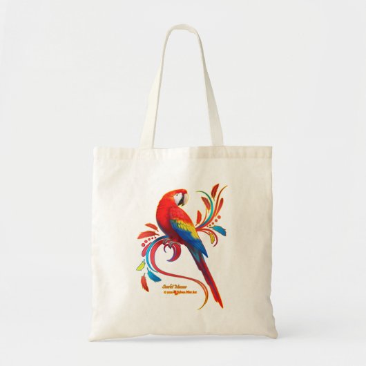 Tote Bag Macaw-Scarlet (Devant)