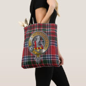 Tote Bag MacBain Tartan & Badge (De près)