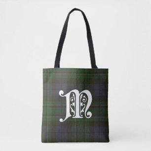 Tote Bag MacCallum Clan Tartan Monogramme