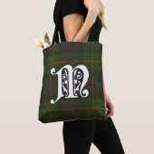 Tote Bag MacDonell Clan Tartan Monogramme (De près)