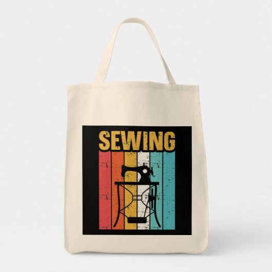 Tote Bag Machine à coudre (Devant)