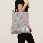 Tote Bag Machine à coudre grise Love (De près)