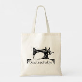 Tote Bag Machine à coudre vintage Sewteachable (Dos)