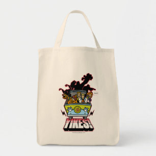 Tote Bag Machine "Yikes de mystère !" Graphique