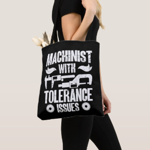 Tote Bag Machiniste Avec Tolérance Problème Machine Opérate