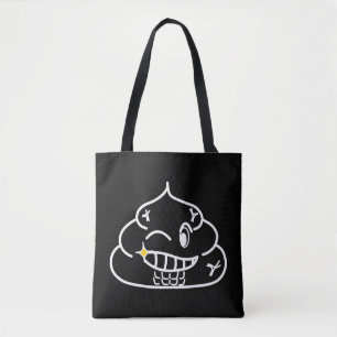 Tote Bag Macho Poop - Brootsch le PooPoo