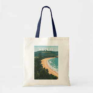 Tote Bag Mackay Australia Travel Art Vintage