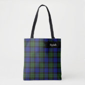 Tote Bag MacKay Green Scottish Clan Tartan Plaid (Devant)