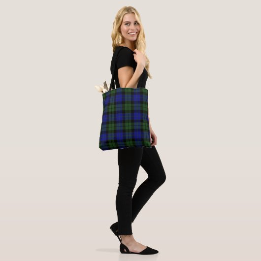 Tote Bag MacKay Green Scottish Clan Tartan Plaid (Sur le modèle)