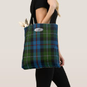 Tote Bag MACKENZIE TARTAN Monogramme Fourre-tout Pour Elle (De près)