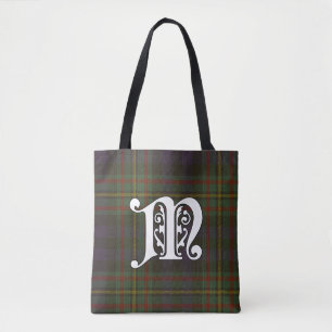 Tote Bag MacLellan Clan Tartan Monogramme