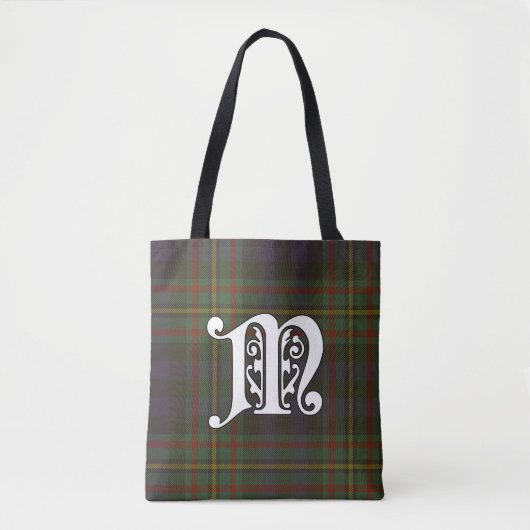 Tote Bag MacLellan Clan Tartan Monogramme (Devant)
