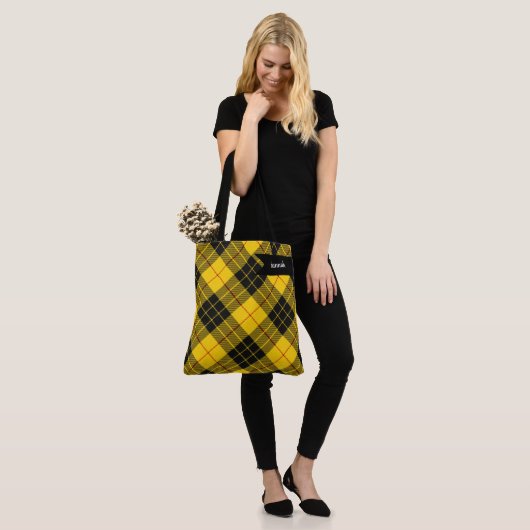 Tote Bag MacLeod Scottish Clan Tartan Plaid Motif (Sur le modèle)