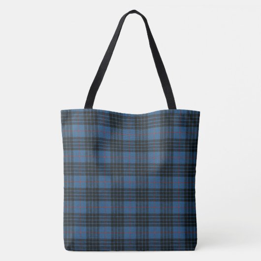 Tote Bag Macmillan Bleu Ancien Clan écossais Tartan (Dos)