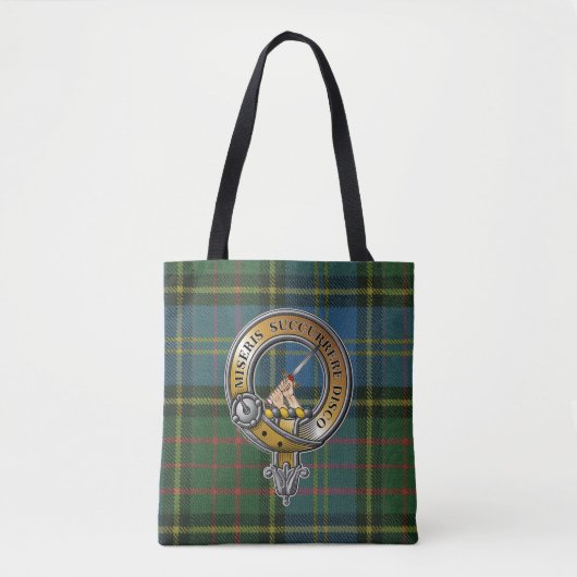 Tote Bag MacMillan Tartan & Badge (Devant)