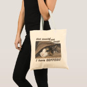 Tote Bag Macy veut aussi du café (Devant (produit))