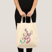 Tote Bag Madame Butterfly, Illustration graphique Grande Fo (Devant (produit))