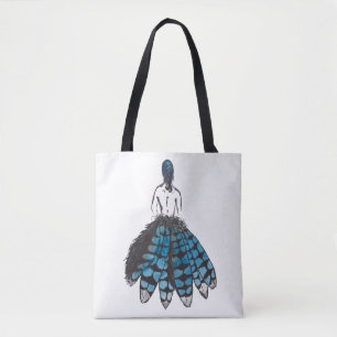 Tote Bag Madame de geai bleu