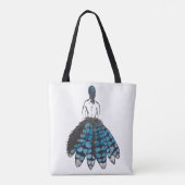 Tote Bag Madame de geai bleu (Dos)