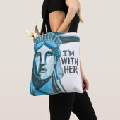 Tote Bag Madame Liberty - je suis avec elle (De près)