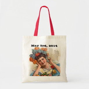 Tote Bag Madame rêveuse Horses de roses vintages de