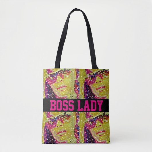 Tote Bag Madame Sparkle de patron (Devant)