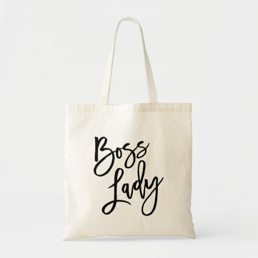 Tote Bag Madame Trendy Lettering de patron (Devant)