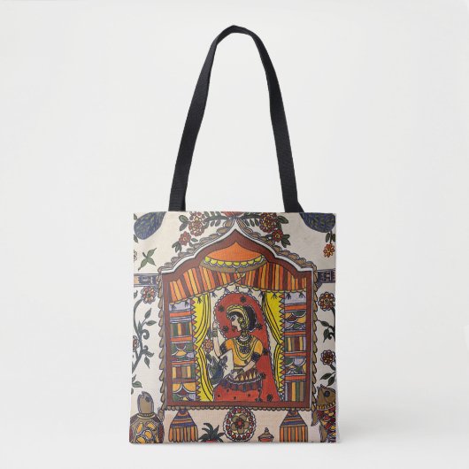 Tote Bag Madhubani Fourre-tout (Devant)
