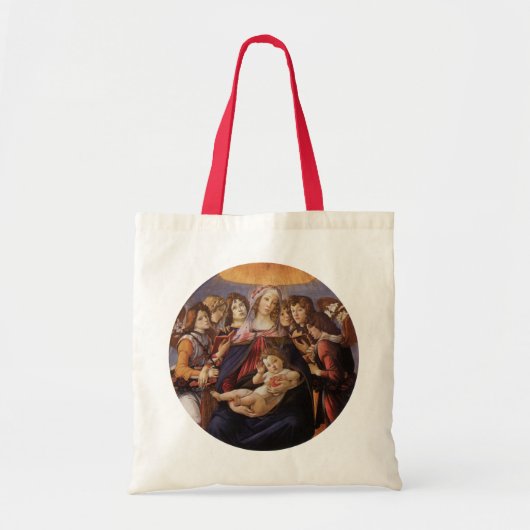 Tote Bag Madone et Enfant avec des Anges de Sandro Botticel (Devant)