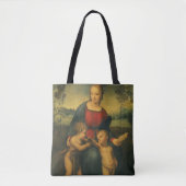 Tote Bag Madonna du Goldfinch par Raphael Sanzio (Devant)