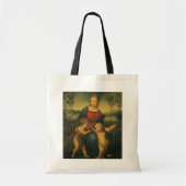 Tote Bag Madonna du Goldfinch par Raphael Sanzio (Devant)