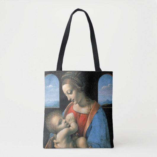 Tote Bag Madonna Litta, Leonardo da Vinci, 1490-1491 (Devant)