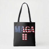 Tote Bag MAGA 2, drapeau américain (Devant)