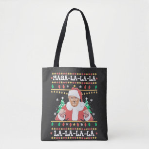 Tote Bag Maga La La La Trump Noël Inauguration 47e