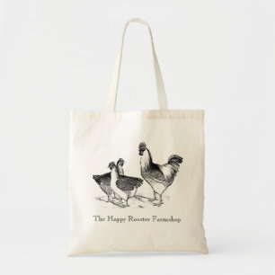 Tote Bag Magasin agricole sur mesure poulet vintage