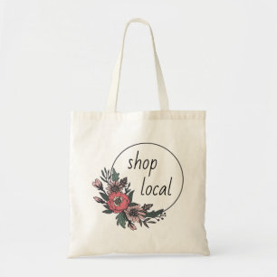 Tote Bag Magasinez des magasins locaux à fleurs fourre-tout
