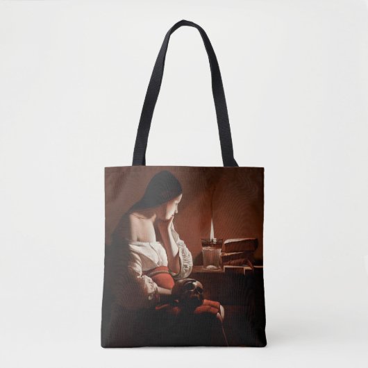 Tote Bag Magdalene avec la flamme fumante, La Tour (Devant)