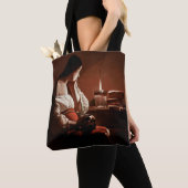 Tote Bag Magdalene avec la flamme fumante, La Tour (De près)