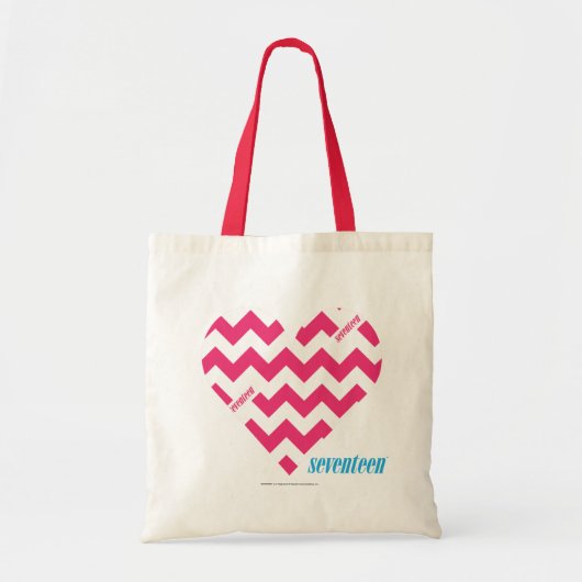Tote Bag Magenta 3 de zigzag (Devant)