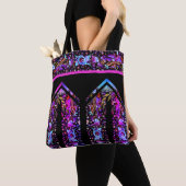 Tote Bag Magenta d'éclairage (De près)