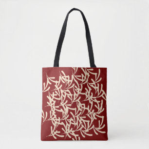 Tote Bag Magenta Décoratif Orné