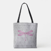 Tote Bag Magenta Dragonfly Damas (Dos)