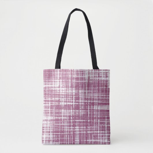 Tote Bag Magenta pâle rayé (Devant)