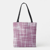 Tote Bag Magenta pâle rayé (Dos)