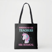 Tote Bag Magic jardin d'enfants enseignant Unicorn éducatio (Devant)