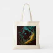 Tote Bag Magical Mountain Venture Trail Scene (Dos)