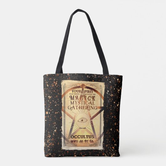 Tote Bag Magick Mystical Gthering Magic Fortune Teller Eye (Dos)