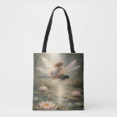 Tote Bag Magie de l'étang de nénuphars (Devant)